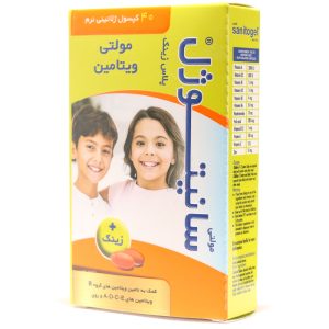 کپسول مولتی سانیتوژل پلاس زینک دانا 40 عددی