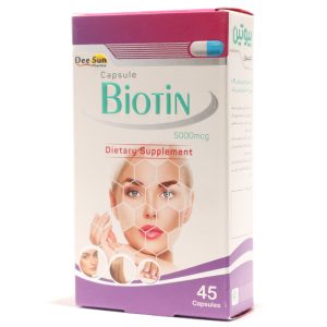کپسول بیوتین دی سان فارما 45 عددی