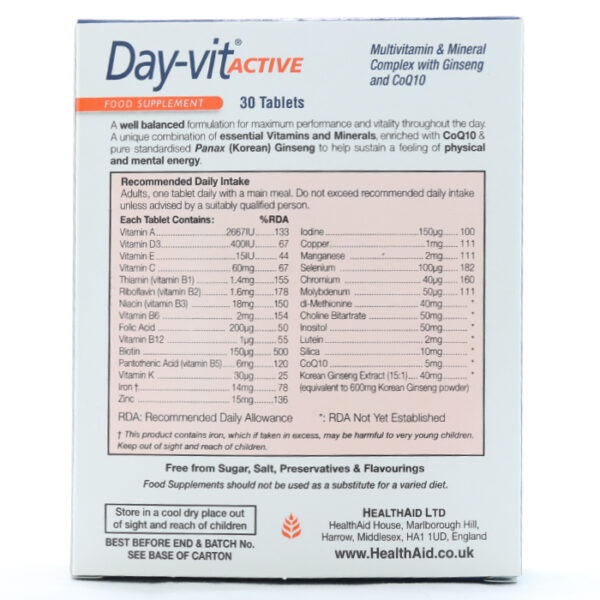 Day Vit Active Health Aid 2
