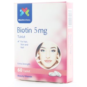 قرص بیوتین 5 میلی مولتی نرمال 60 عددی