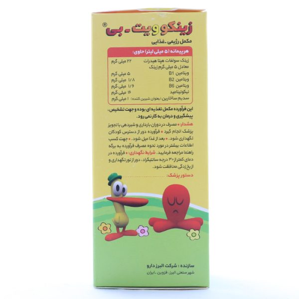 جدول شربت-زینکوویت-