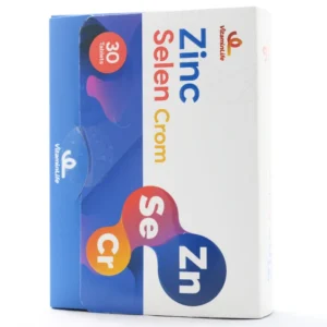 قرص زینک سلن کروم ویتامین لایف