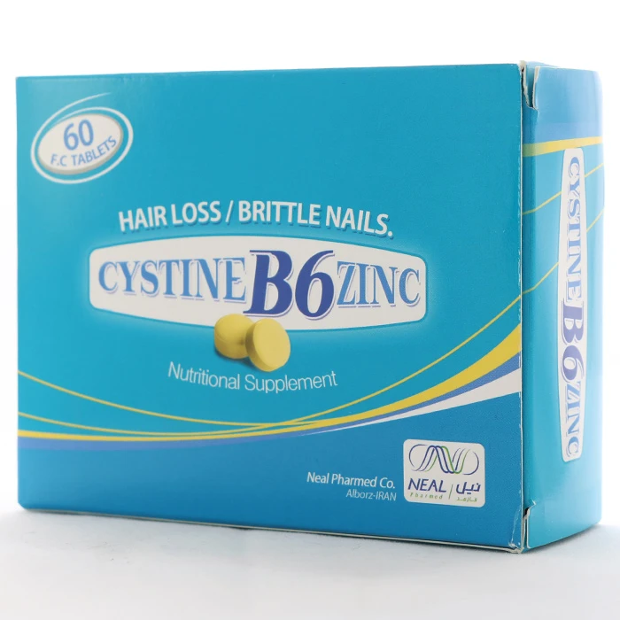 قرص سیستئین ب6 زینک نیل فارمد سیستئین ب6 زینک نیل فارمد