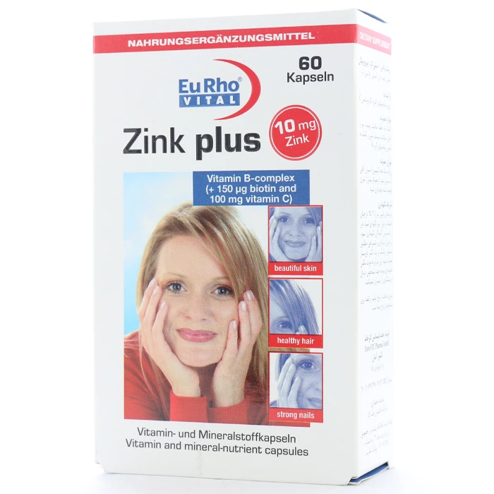 کپسول زینک پلاس 10 یوروویتال (1) زینک پلاس 10 یوروویتال