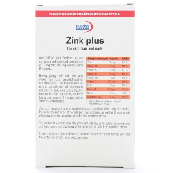 زینک پلاس 10 یوروویتال