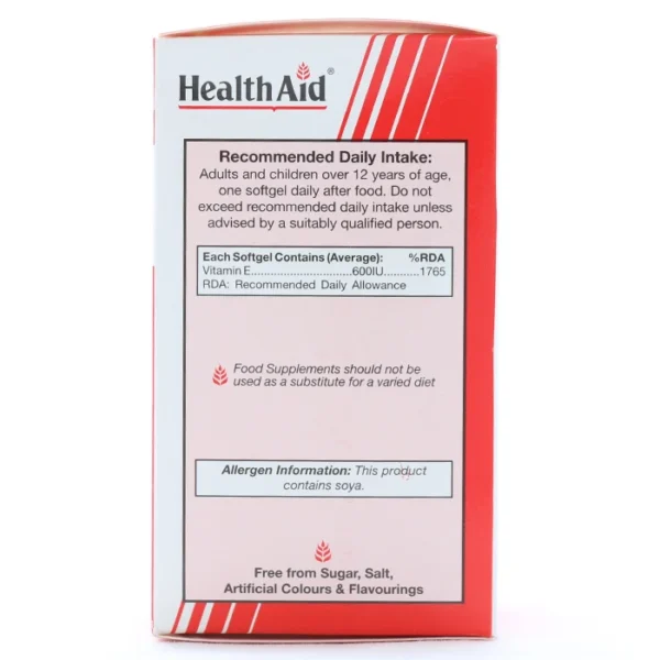 ویتامین ای 600 هلث اید