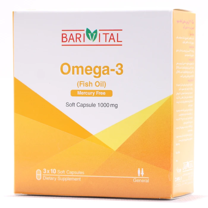 کپسول امگا 3 باریویتال کپسول امگا 3 باریویتال