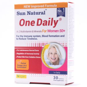 مولتی ویتامین و مینرال برای زنان بالای 50 سال سان نچرال
