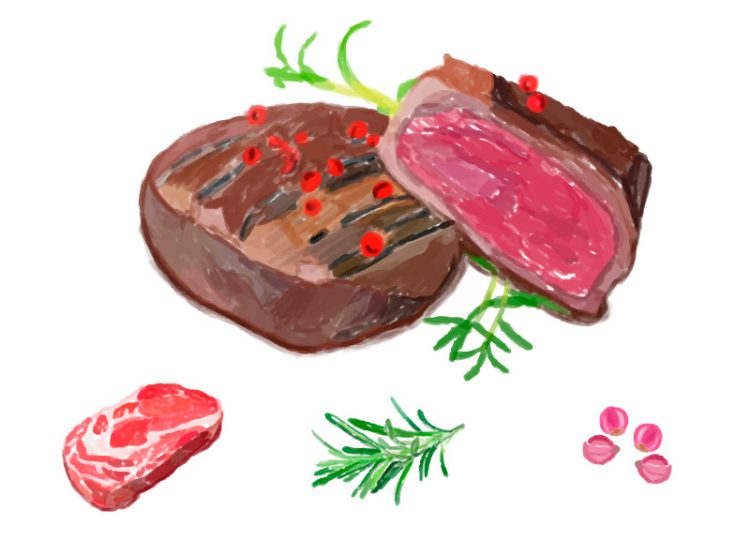 دل و جگر گاو برای کم خونی