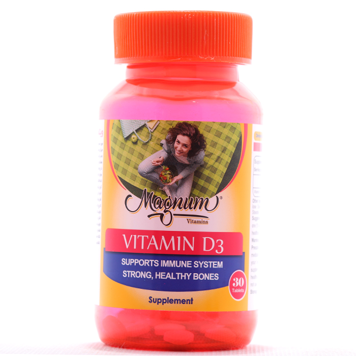 قرص ویتامین D3 2000 مگنوم ویتامینز 30 عددی