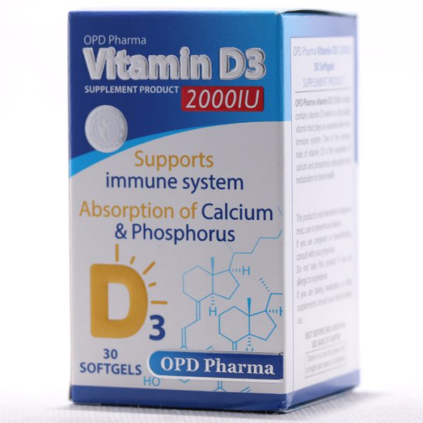 ویتامین D3 2000 اوپی دی فارما