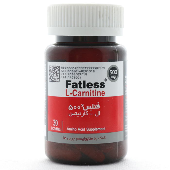 lipo-c dosage chart خرید قرص ال کارنیتین 500 میلی گرم کارن در داروخانه داروتامین main image 1