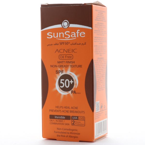 کرم ضد آفتاب فاقد چربی SPF 50 سان سیف (6)