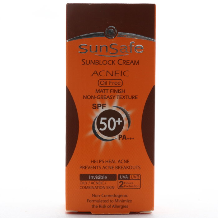 قیمت کرم ضد آفتاب فاقد چربی SPF 50 سان سیف