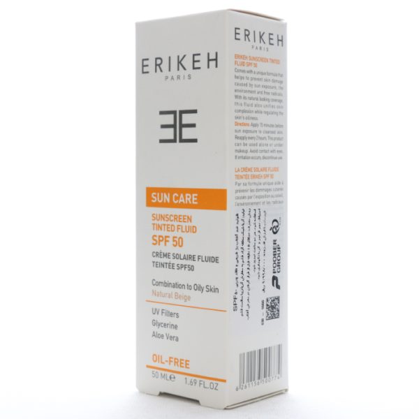 فلوئید ضد آفتاب فاقد چربی SPF50 اریکه (11)
