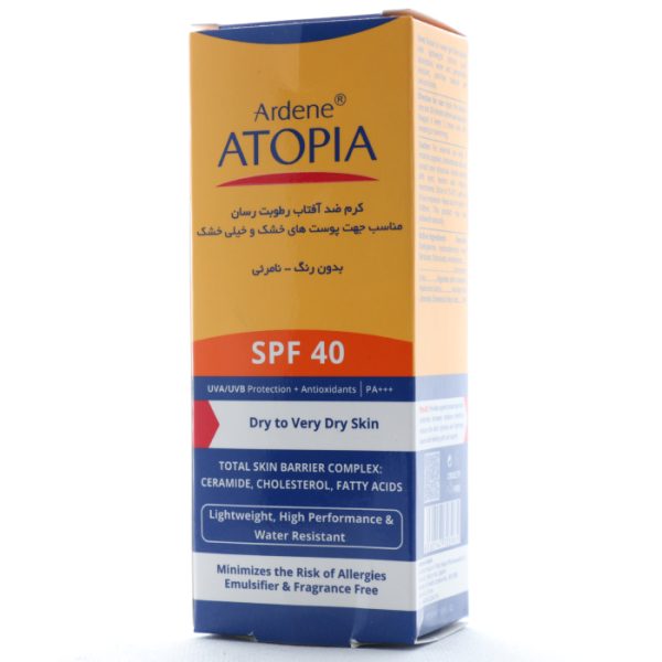 کرم ضد آفتاب پوست خشک آردن آتوپیا SPF 40 (5)