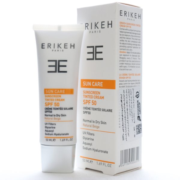 کرم ضد آفتاب پوست خشک و نرمال SPF50 اریکه (1)