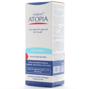 کرم مرطوب کننده قوی صورت اوره 5% درای ریلیف آردن آتوپیا (1)