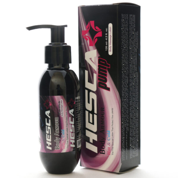 تصویر لوسیون ماساژ بدن هسکا حجم ۱۲۰ میلی‌لیتر ضد درد گرم و سرد 