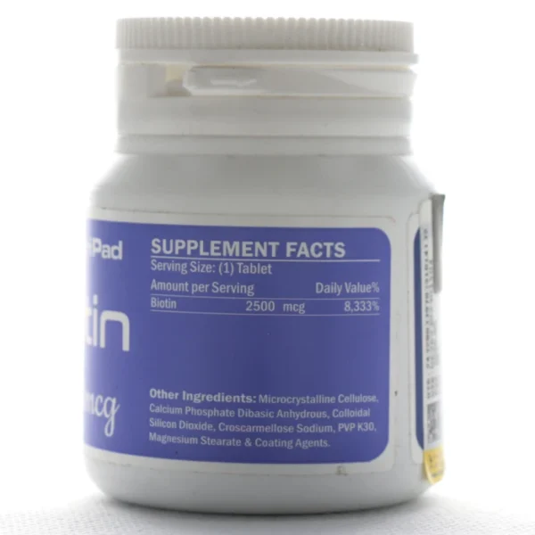 قرص بیوتین 2500 نوتری پاد
