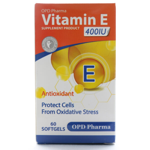 سافت ژل ویتامین E 400 او پی دی فارما