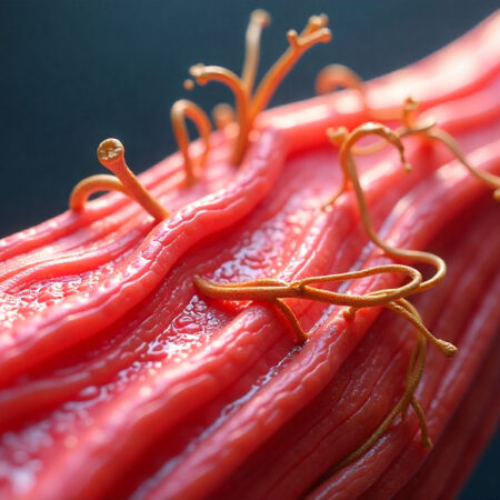 freepik closeup medical illustration of muscle tissue show 90305