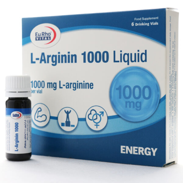 ویال خوراکی ال آرژینین 1000 یوروویتال