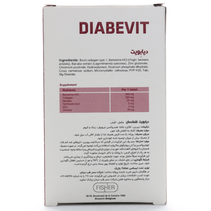 قرص دیابویت فیشر فلکسان