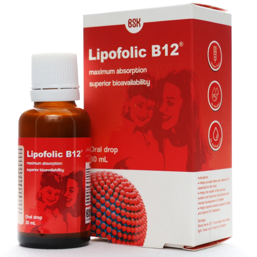 قطره لیپوفولیک ب12 بی اس کا (3) قطره لیپوفولیک ب12 بی اس کا