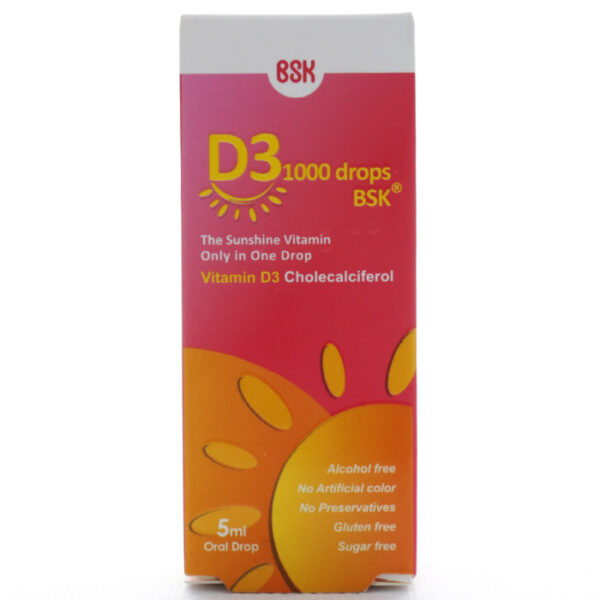 قطره ویتامین د3 1000 بی اس کی
