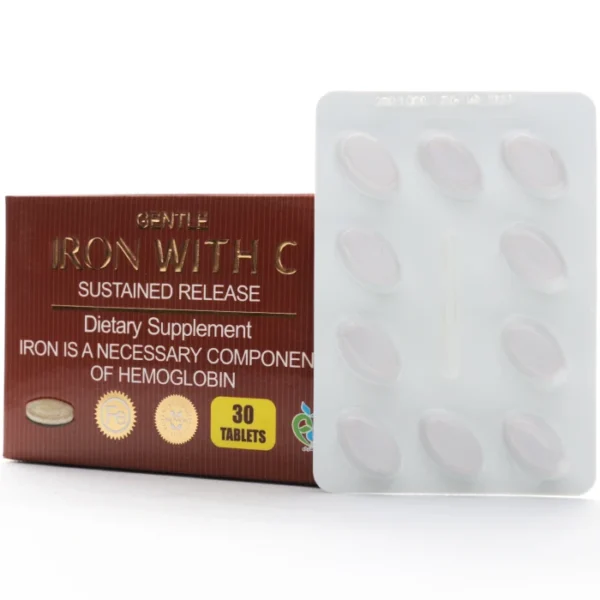 قرص پیوسته رهش آهن ویتامین سی برونسون