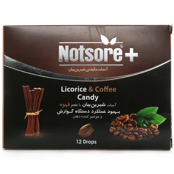 آبنبات شیرین بیان با طعم قهوه نات سور