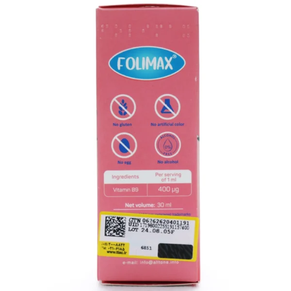 جدول قطره فولیمکس آلتون