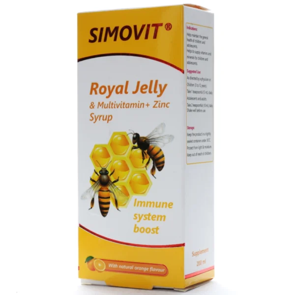 شربت رویال ژلی سیموویت سیمرغ دارو