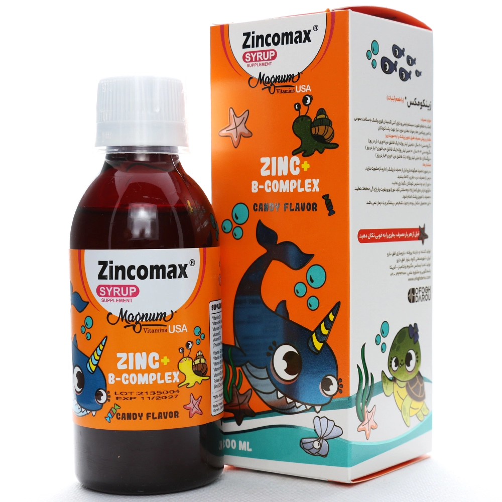 شربت زینکومکس مگنوم ویتامینز شربت زینکومکس مگنوم ویتامینز