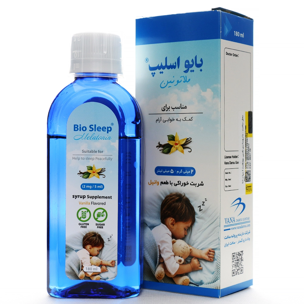 شربت ملاتونین بایو اسلیپ وانا دارو گستر شربت ملاتونین بایو اسلیپ وانا دارو گستر