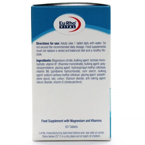 قرص منیزیم سیترات پلاس یوروویتال