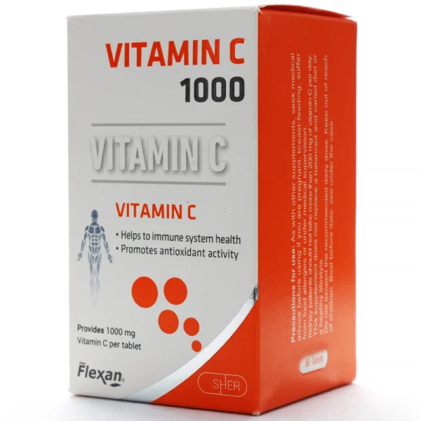 قرص ویتامین سی 1000 فیشر فلکسان
