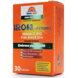 کپسول آیرون پلاس ویتامین سی...