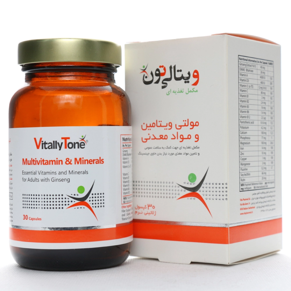 کپسول مولتی ویتامین و مینرال ویتالی تون کپسول مولتی ویتامین و مینرال ویتالی تون