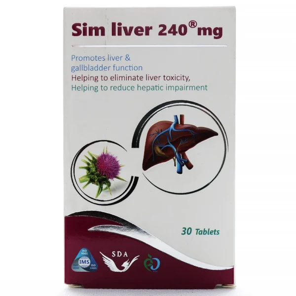 قرص سیم لیور 240 میلی گرم سیمرغ دارو