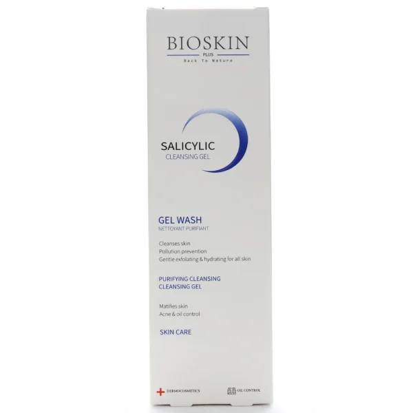 ژل شستشوی صورت حاوی اسید سالسیلیک بایو اسکین پلاس