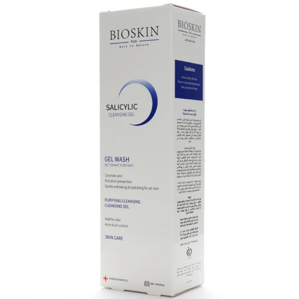 ژل شستشوی صورت حاوی اسید سالسیلیک بایو اسکین پلاس