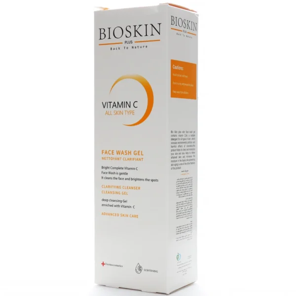 ژل شستشوی صورت ویتامین سی بایو اسکین پلاس