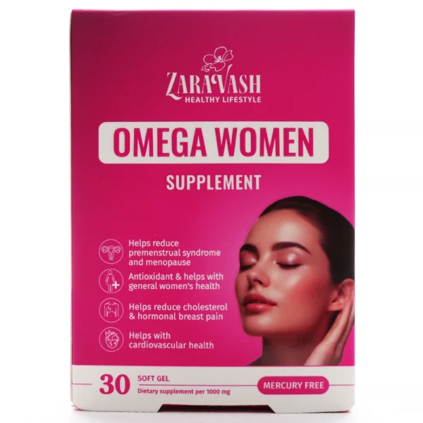 کپسول امگا 3 بانوان زراوش