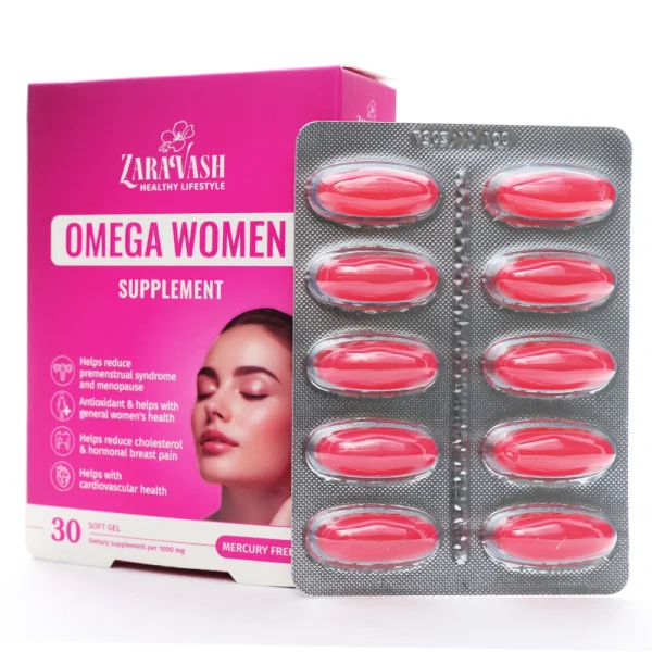 کپسول امگا 3 بانوان زراوش