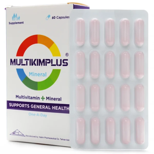کپسول مولتی کیم پلاس مینرال حکیم 60 عددی