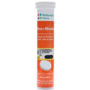قرص جوشان زینک بیوتین نیچرز پلنتی