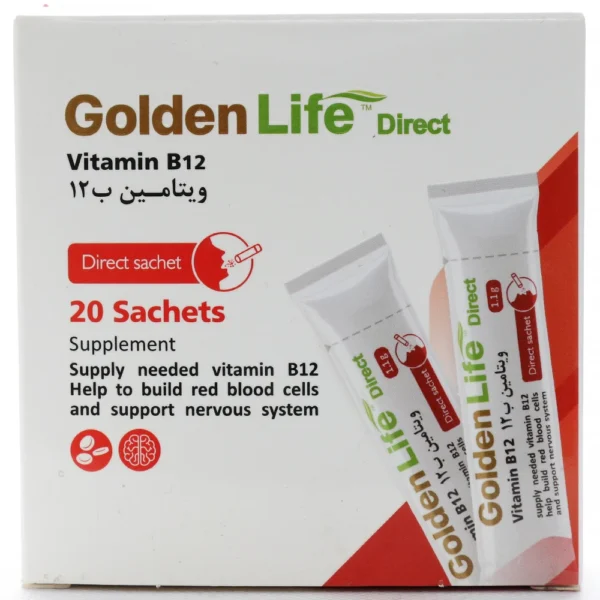 ساشه ویتامین ب12 گلدن لایف