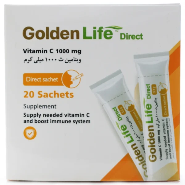 ساشه ویتامین سی 1000 گلدن لایف